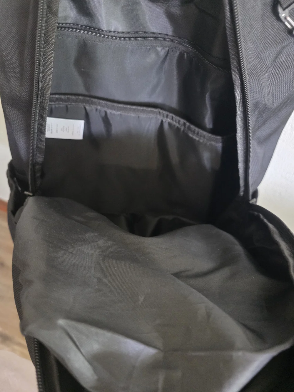 NWOT Overtime Elite B2S Black Backpack 40L Stacked O's Outline Gym School